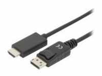 Assmann Video- / Audiokabel DisplayPort / HDMI M Verriegelung bis M 1 m