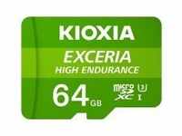 KIOXIA Exceria High Endurance 64 GB MicroSDXC Klasse 10 UHS-I 65 MB/s 100 15.0 x 11.0