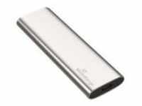 MEDIARANGE SSD 480 GB extern tragbar USB 3.2 Gen 2 USB-C Steckverbinder Silber