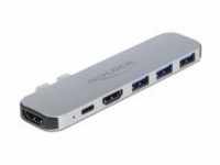 Delock Dockingstation für MacBook Dual HDMI 4K PD Hub Lade-/Dockingstation (87753)