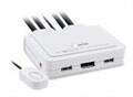 InLine KVM Switch 2-fach Displayport 1.2 4K USB mit Audio integr. Kabel 2-Port