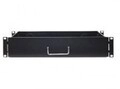 Intellinet 48,26 cm 19Zoll Schublade schwarz 2 HE 350 mm Fachbodentiefe ausziehbar