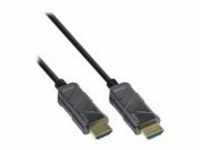 InLine HDMI AOC Kabel Ultra High Speed 8K4K schwarz 20m LWL Schwarz (17920I)