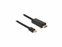 Delock High Speed HDMI Video- / Audiokabel DisplayPort / 32 AWG Mini M 19-polig M 1 m