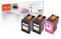 Peach 319616 Tinte auf Pigmentbasis Schwarz Cyan Magenta Gelb HP DeskJet 1110 1112