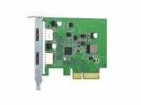 QNAP USB-Adapter PCIe 2.0 x2 Low-Profile USB 3.2 Gen 2 x 2 für TS-1232 1253 1277 253