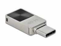 Delock Mini USB 3.2 Gen 1 USB-C Speicherstick 64 GB Metallgehäuse USB-Stick Typ C