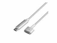 LogiLink USB-C Ladekabel zu Apple Mag Safe 2charg. 1.8m silb Digital/Daten 1,8 m