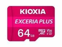 KIOXIA Exceria Plus 64 GB MicroSDXC Klasse 10 UHS-I 100 MB/s 65 V30 C10 15.0 x 11.0 x