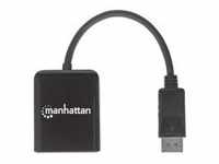 Manhattan DisplayPort to 2-Port Splitter Hub with MST Video-/Audio-Splitter 2 x