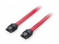 equip 0.5m SATA 7-pin Rot SATA-Kabel 3.0 Cable (111900)