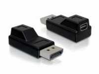 Delock DisplayPort-Adapter DisplayPort M bis Mini W Schwarz (65237)
