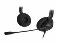 Alcatel AH 12 U Professional USB Headset Corded Binaural für PC oder Deskphone mit