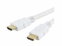 IC Intracom HDMI High Speed mit Ethernet Kabel A/A/M/M 1m weiß Digital/Display/Video