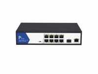 VALUE PoE 10/100 Sw. 8x+ 1xGiga+1xSFP Switch 1 Gbps Power over Ethernet...
