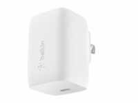 Belkin BOOST?CHARGE PRO Ladegerät USB-C PD GaN Wall Charger 60W White (WCH002VFWH)