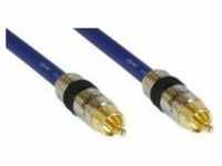 InLine Cinch 1-fach Video Kabel Premium Qualität 5 m Chinch (89805P)