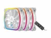 Enermax SquA RGB Gehäuselüfter 120 mm weiß (UCSQARGB12P-W-BP3)