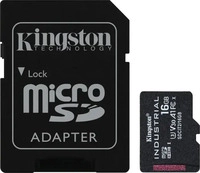Kingston SDCIT2/16GB, Kingston 16 GB Industrial microSDHC C10 A1 pSLC Card+