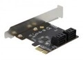 Delock PCIe x1> 4x SATA Low Profile Serial ATA PCI-Express (90010) Delock PCIe x1> 4x SATA Low Profile Serial ATA PCI-Express (90010)