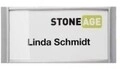 Durable CLASSIC Namensschild f&uuml;r 30 x 65 mm Magnet Silber Packung mit 10 x (8540-23)