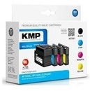 KMP MULTIPACK H174V 4er-Pack Gr&ouml;&szlig;e XXL Schwarz Gelb Cyan Magenta Tintenpatrone