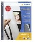 HERMA Fotokarton 20 Bl&auml;tter 232x297 mm schwarz Blatt (7577)