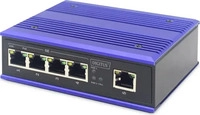 Digitus DN-651120, DIGITUS Industrieller 4-Port Gigabit PoE Switch + 1 Uplink Port