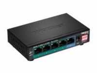TRENDnet 5-PORT GIGABIT POE+ SWITCH Switch 1 Gbps Power over Ethernet (TPE-LG50)