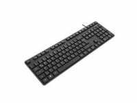 Targus Keyboard Wired USB black DE Tastatur Deutschland (AKB30DE)