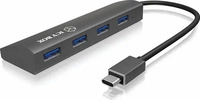 ICY BOX 70424, ICY BOX Hub 4 x SuperSpeed USB 3.0 Desktop (70424)