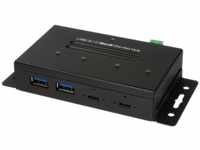 LogiLink USB-C 3.1 Gen 2 4-port combo hub industrial level Hub 4-Port USB (UA0316)