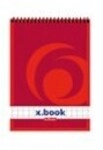 Herlitz 00Rot A7 50 Bl&auml;tter 60 g/m&sup2; Kariertes Papier Spiralnotizblock Blatt kar.