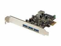 StarTech.com 4 Port PCI Express USB 3.0 Karte USB-Adapter PCIe 2.0 Low Profile x 4