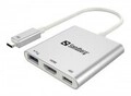 SANDBERG USB-C Mini Dock HDMI+USB Docking Station USB HDMI (136-00)
