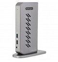 StarTech.com Hybrid USB-C USB-A Dock Dual HDMI/DP Schwarz Grau (DK30A2DHUUE)
