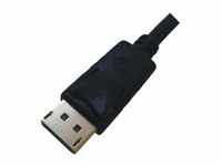 M-CAB Video- / Audiokabel 20-poliger DisplayPort M 1 m verriegelt Schwarz...