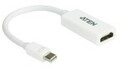 ATEN Videoadapter Mini DisplayPort m&auml;nnlich zu HDMI weiblich 19 cm wei&szlig; (VC980)