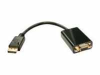 Lindy DisplayPort to VGA Adapter Externer Videoadapter D-Sub Schwarz (41006)