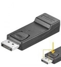 Goobay HDMI DisplayPort Adapter 19p F 20p M Schwarz Kabelschnittstellen-/adapter