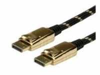 ROLINE Gold DisplayPort-Kabel DisplayPort M bis M 3 m (11.88.5646)