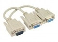 InLine VGA-Adapter HD-15 VGA W bis M Daumenschrauben (17307)