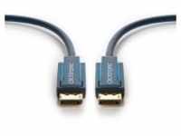 ClickTronic 1 m DisplayPort Gold 3840 x 2160 Pixel Blau cable 1m (70710)