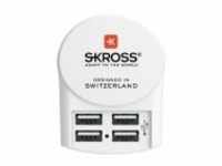 SKROSS Euro USB Charger 4x Typ A Reiseadapter 2019 (1302422)