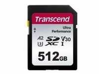 Transcend 340S Flash-Speicherkarte 512 GB A2 / Video Class V30 / UHS-I U3 SDXC UHS-I