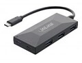 InLine USB 3.2 Gen 1 OTG HUB Typ C zu 7 Port A Aluminiumgeh&auml;use silber mit 4A 7-Port