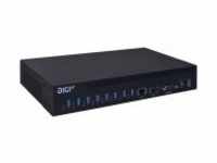 Digi International Anywhere USB/8 plus Hub 1 Gbps 8-Port TCP/IP Ethernet USB 3.0
