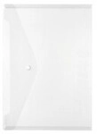 Herlitz A4 Polypropylen PP Transparent Landschaftsportrait Druckknopf