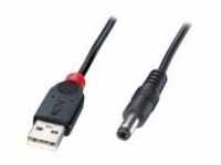 Lindy USB- / Stromkabel Gleichstromstecker 5,5 x 2,1 mm M bis USB nur Strom M 1.5 m