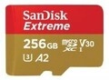 SanDisk Extreme microSDXC card 256 GB for Mobile Gaming 190MB/s 130MB/s A2 C10 V30